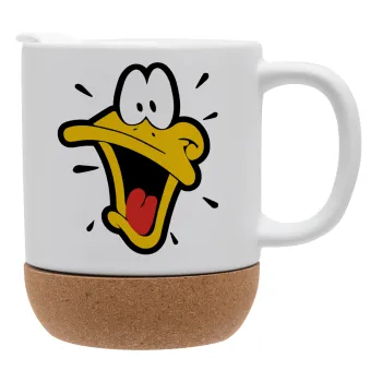Daffy Duck, Ceramic coffee mug Cork (MAT), 330ml