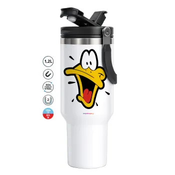 Daffy Duck, Mega Tumbler με καπάκι, διπλού τοιχώματος (θερμό) 1,2L