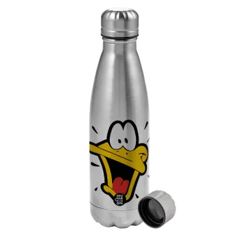 Daffy Duck, Metallic water bottle, stainless steel, 750ml
