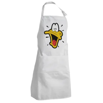 Daffy Duck, Adult Chef Apron (with sliders and 2 pockets)