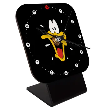 Daffy Duck, Επιτραπέζιο ρολόι ξύλινο με δείκτες (10cm)