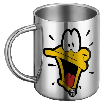 Daffy Duck, Ανοξείδωτη Μεταλλική Κούπα 450ml - Διπλού Τοιχώματος
