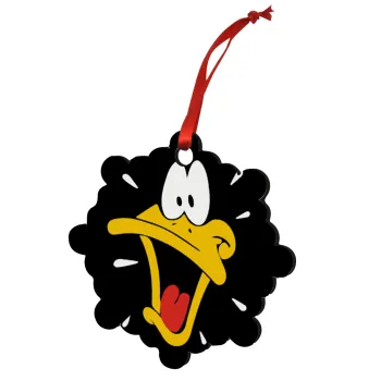 Daffy Duck, Στολίδι Χριστουγεννιάτικο στολίδι snowflake ξύλινο 7.5cm