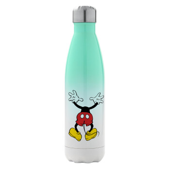Mickey hide..., Metal mug thermos Green/White (Stainless steel), double wall, 500ml