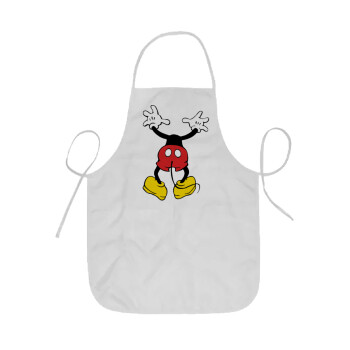 Mickey hide..., Ποδιά Σεφ ολόσωμη κοντή  Παιδική (44x62cm)