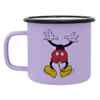 Mickey hide..., Κούπα Μεταλλική εμαγιέ ΜΑΤ Light Pastel Purple 360ml