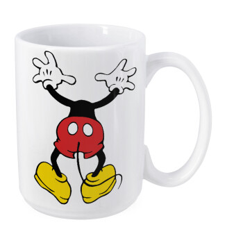 Mickey hide..., Κούπα Mega, κεραμική, 450ml