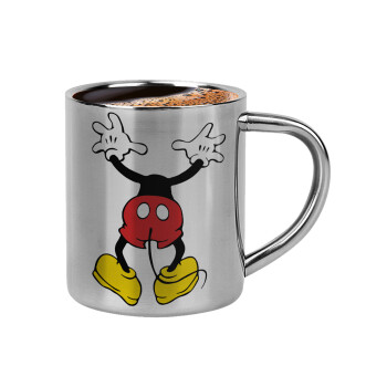 Mickey hide..., Double-wall metal cup for espresso (220ml)