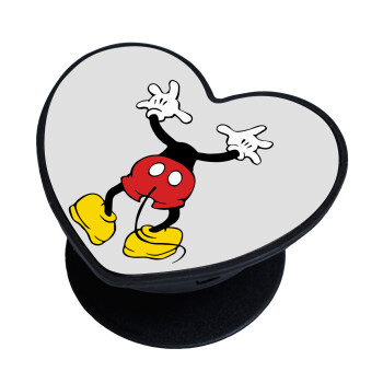 Mickey hide..., Phone Holders Stand  καρδιά Μαύρο Βάση Στήριξης Κινητού στο Χέρι