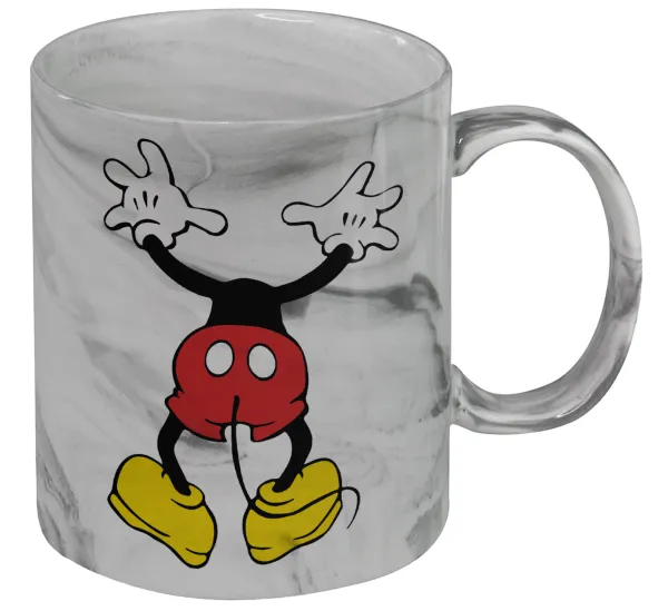 Mickey hide... — Mug ceramic marble style, 330ml