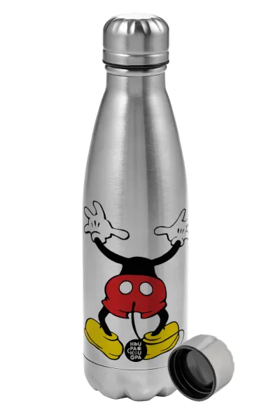 Mickey hide... — Μεταλλικό παγούρι νερού, ανοξείδωτο ατσάλι, 750ml