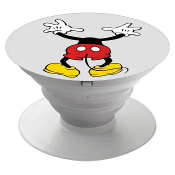 Mickey hide..., Phone Holders Stand  Λευκό Βάση Στήριξης Κινητού στο Χέρι