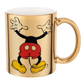 Mickey hide..., Mug ceramic, gold mirror, 330ml