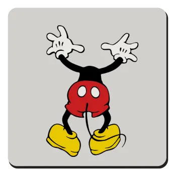 Mickey hide..., Τετράγωνο μαγνητάκι ξύλινο 9x9cm