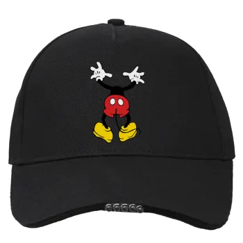 Mickey hide..., Καπέλο Εργασίας & Δραστηριοτήτων με LED Φως - Ιδανικό για Νύχτα & Χαμηλό Φωτισμό (100% ΒΑΜΒΑΚΕΡΟ, ΕΝΗΛΙΚΩΝ, UNISEX)