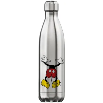 Mickey hide..., Μεταλλικό παγούρι θερμός Inox (Stainless steel), διπλού τοιχώματος, 750ml