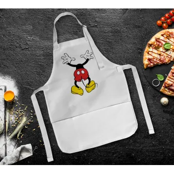 Mickey hide..., Ποδιά Σεφ Ολόσωμη Παιδική (με ρυθμιστικά και 2 τσέπες)