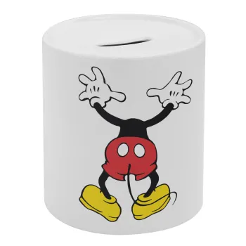 Mickey hide..., Κουμπαράς πορσελάνης με τάπα