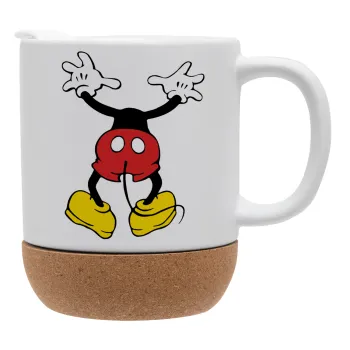 Mickey hide..., Ceramic coffee mug Cork (MAT), 330ml