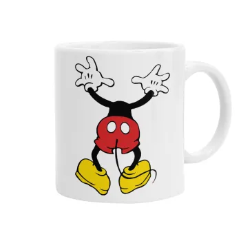 Mickey hide..., Ceramic coffee mug, 330ml