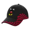 Adult Cap RACING Ultimate Black/Red, (100% COTTON DRILL, ADULT, UNISEX, ONE SIZE)