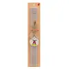 Easter Set, wooden keychain & scented Easter candle flat (30cm) (GRAY)