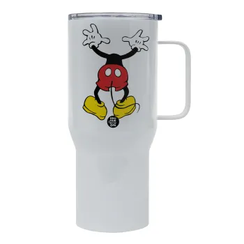 Mickey hide..., Mega Stainless steel Tumbler with lid, double wall 750L
