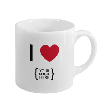 I Love {your logo here}, Κουπάκι κεραμικό, για espresso 150ml