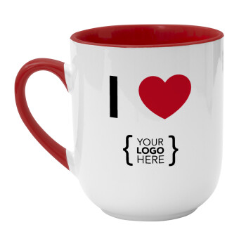 I Love {your logo here}, Κούπα κεραμική tapered 260ml