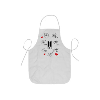 BTS signatures, Ποδιά Σεφ ολόσωμη κοντή  Παιδική (44x62cm)