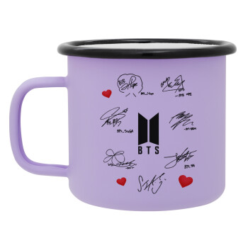 BTS signatures, Κούπα Μεταλλική εμαγιέ ΜΑΤ Light Pastel Purple 360ml