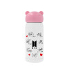 Pink stainless steel thermal flask, 320ml