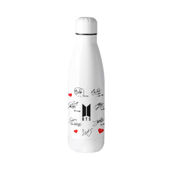 BTS signatures, Μεταλλικό παγούρι θερμός (Stainless steel), 500ml