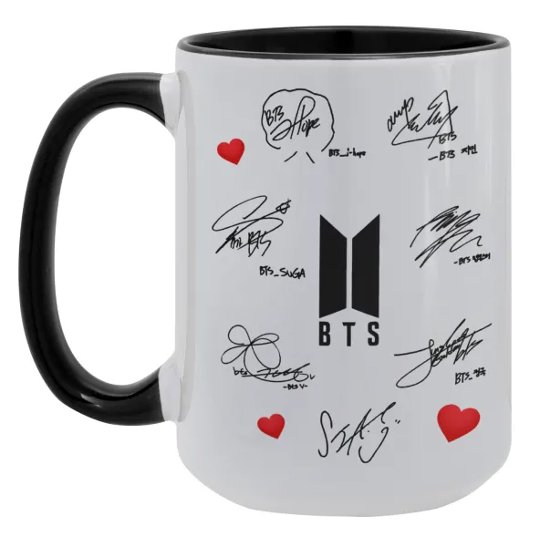 BTS signatures — Mega 15oz Μαύρη