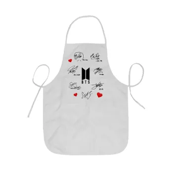 BTS signatures, Ποδιά Σεφ ολόσωμη κοντή  Παιδική (44x62cm)