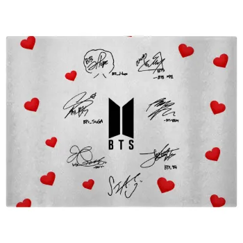 BTS signatures, Επιφάνεια κοπής γυάλινη (38x28cm)