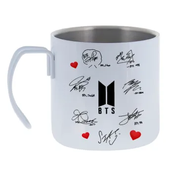 BTS signatures — Κούπα Ανοξείδωτη διπλού τοιχώματος 400ml