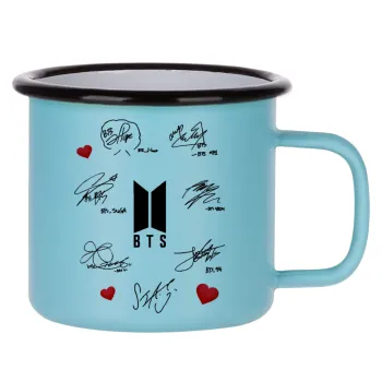 BTS signatures, Κούπα Μεταλλική εμαγιέ ΜΑΤ σιέλ 360ml