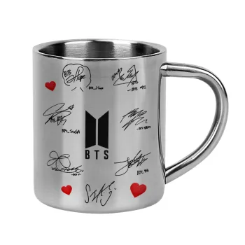 BTS signatures, Mug Stainless steel double wall 300ml