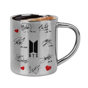BTS signatures, Double-wall metal cup for espresso (220ml)