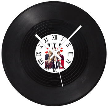 BTS hearts, Ρολόι τοίχου Βινύλιο (30cm)