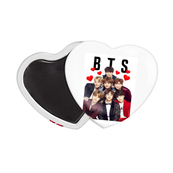 BTS hearts, Μαγνητάκι καρδιά (57x52mm)