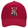 Adult Ultimate Hat RED, (100% COTTON DRILL, ADULT, UNISEX, ONE SIZE)