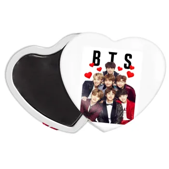 BTS hearts, Μαγνητάκι καρδιά (57x52mm)