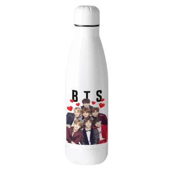 BTS hearts, Μεταλλικό παγούρι θερμός (Stainless steel), 500ml