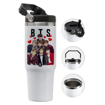 BTS hearts, Θερμός Ανοξείδωτο 30oz με χερούλι