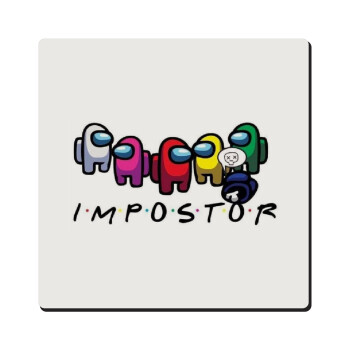 Among US impostor, Τετράγωνο μαγνητάκι ξύλινο 6x6cm