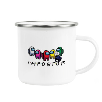 Among US impostor, Κούπα Μεταλλική εμαγιέ λευκη 360ml