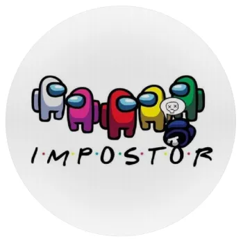 Among US impostor, Mousepad Στρογγυλό 20cm