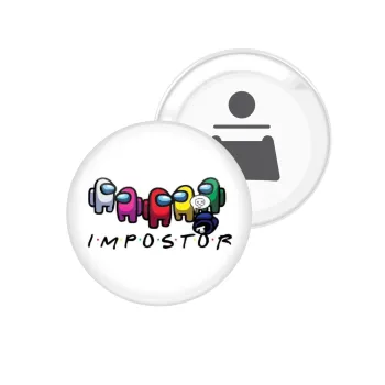 Among US impostor, Μαγνητάκι και ανοιχτήρι μπύρας στρογγυλό διάστασης 5,9cm